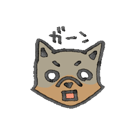 drawn by hand wide variety of dogs sticker #296453