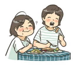 Munin & Mr.Whale sticker #297296