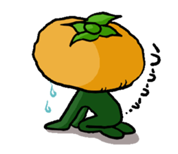persimmon man sticker #297548