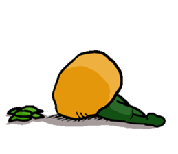 persimmon man sticker #297550