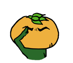 persimmon man sticker #297552
