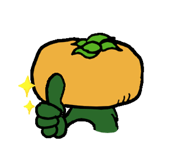persimmon man sticker #297554