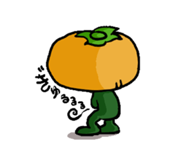 persimmon man sticker #297557