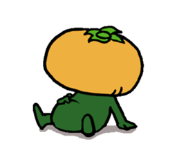 persimmon man sticker #297559