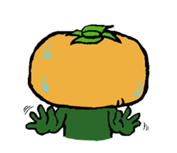 persimmon man sticker #297562