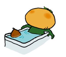 persimmon man sticker #297583