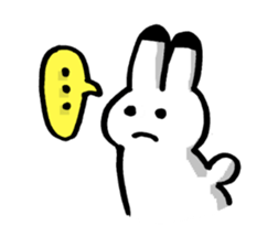 yasashii rabbit sticker #297947