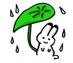 yasashii rabbit sticker #297971