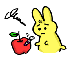 yasashii rabbit sticker #297972