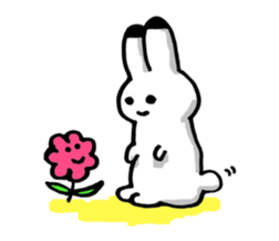 yasashii rabbit sticker #297973