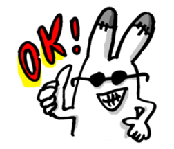 yasashii rabbit sticker #297980