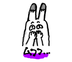 yasashii rabbit sticker #297981