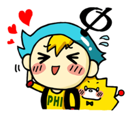 Do your best, Mr. PHI! sticker #298195