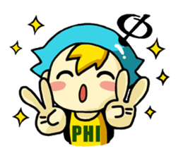 Do your best, Mr. PHI! sticker #298211