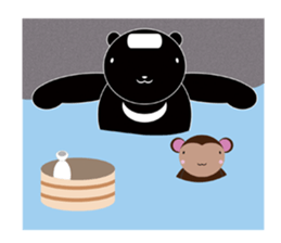 A life of three bears and one panda sticker #298494