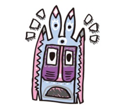 African masks sticker #298866