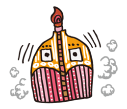 African masks sticker #298867