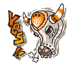 African masks sticker #298875