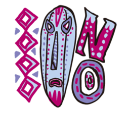 African masks sticker #298876
