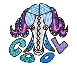 African masks sticker #298880