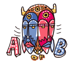 African masks sticker #298889