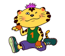 Crazy Genki Tiger sticker #298947