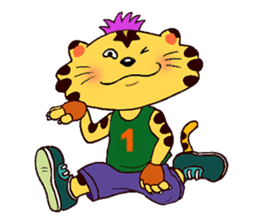 Crazy Genki Tiger sticker #298947