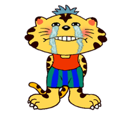 Crazy Genki Tiger sticker #298953