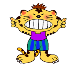 Crazy Genki Tiger sticker #298955