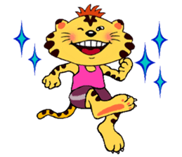 Crazy Genki Tiger sticker #298959