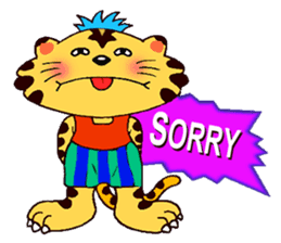 Crazy Genki Tiger sticker #298961