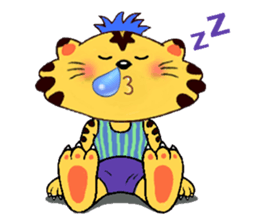 Crazy Genki Tiger sticker #298962