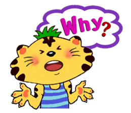 Crazy Genki Tiger sticker #298963