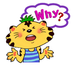 Crazy Genki Tiger sticker #298963