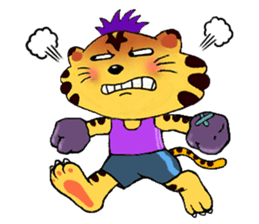 Crazy Genki Tiger sticker #298964