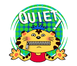 Crazy Genki Tiger sticker #298966