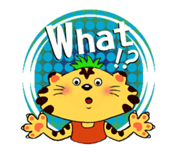 Crazy Genki Tiger sticker #298968