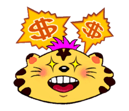 Crazy Genki Tiger sticker #298969