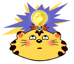 Crazy Genki Tiger sticker #298970