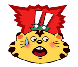 Crazy Genki Tiger sticker #298971