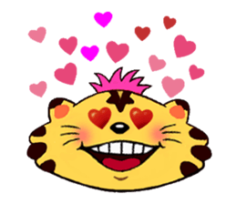 Crazy Genki Tiger sticker #298972