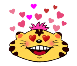 Crazy Genki Tiger sticker #298972