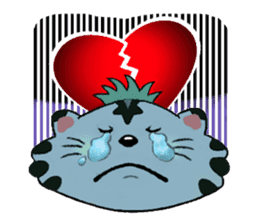 Crazy Genki Tiger sticker #298975