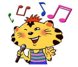 Crazy Genki Tiger sticker #298979