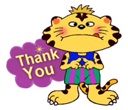 Crazy Genki Tiger sticker #298980