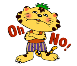 Crazy Genki Tiger sticker #298982