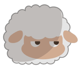 Shalom Sheep sticker #299022