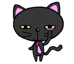 Salaryman cat Version 2 sticker #300494