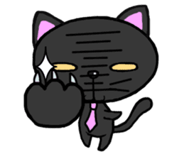 Salaryman cat Version 2 sticker #300504