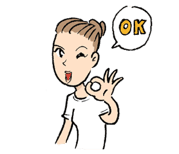 Mary is a northeast girl. sticker #300945